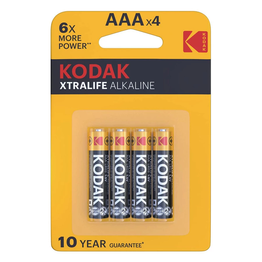 Kodak Xtralife Alkáli mikro elem AAA (1,5V)B4