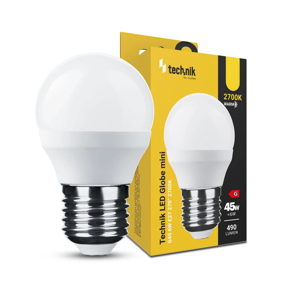 Technik LED izzó 6w 2700K