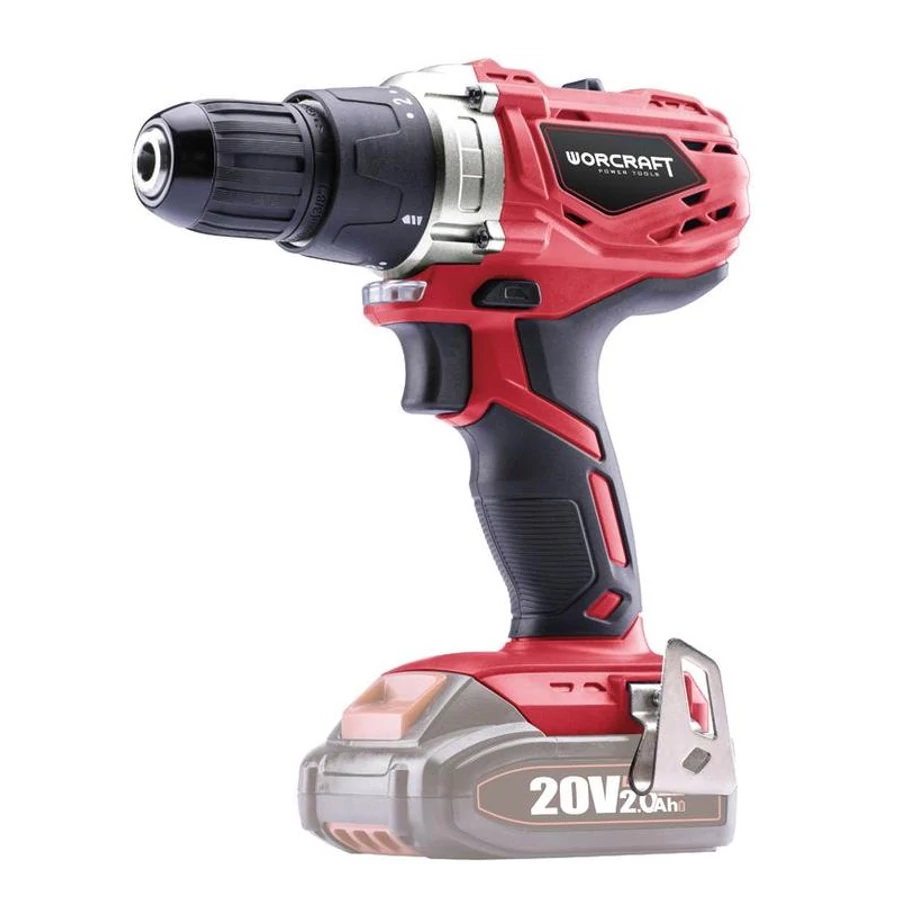 Worcraft akkus fúró-csavarozó CD-S20LiE, 20 V, LED