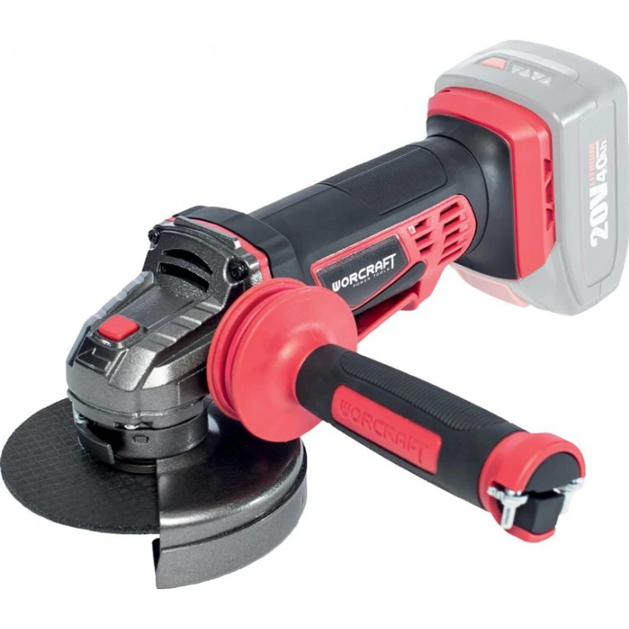 Worcraft akkus sarokcsiszoló, CAG-S20Li, 125 mm, 20V Li-Ion