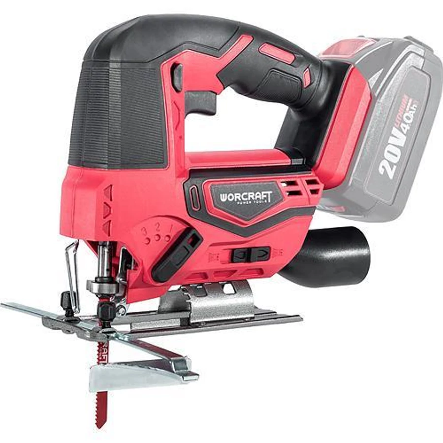 Worcraft Dekopír fűrész CJS-S20Li, 20V, Li-Ion akkumulátoros