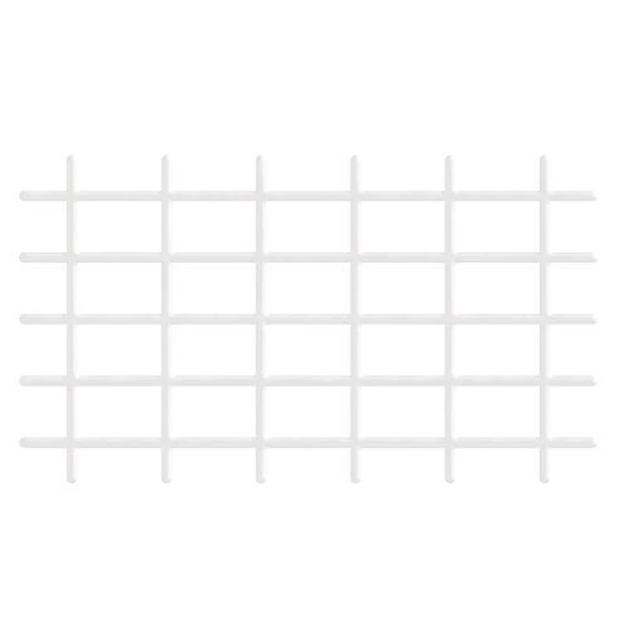 Kerti virágfuttató rács MEK6 145x42,5cm fehér