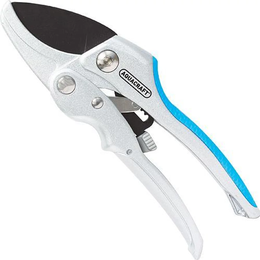 Metszőolló AQUACRAFT®, Premium, racsnis, Alu/SoftGrip
