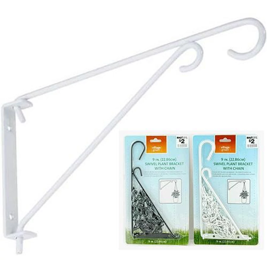 Fali cserép akasztó 24x22x12,5cm fekete