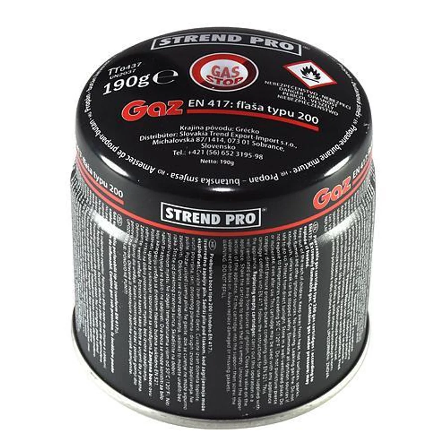 Gázlámpa tartalék patron 190g