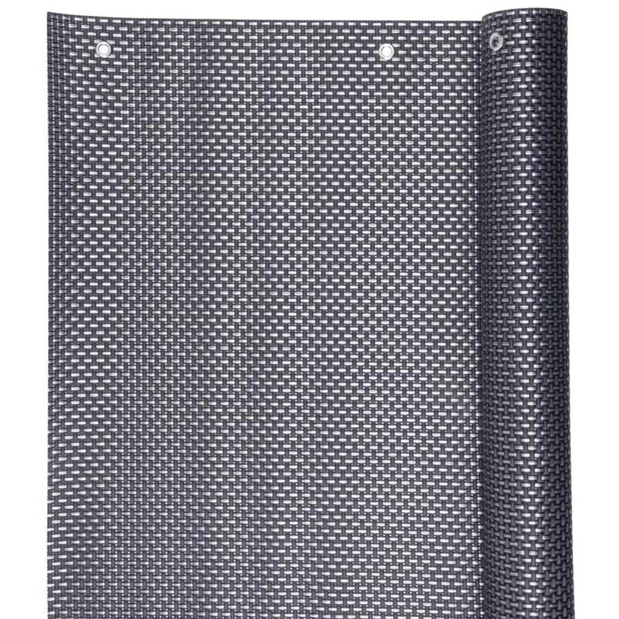Árnyékoló/Belátás gátló, Polyrattan, 0,9x3m, UV, 800 g/m2, antracit