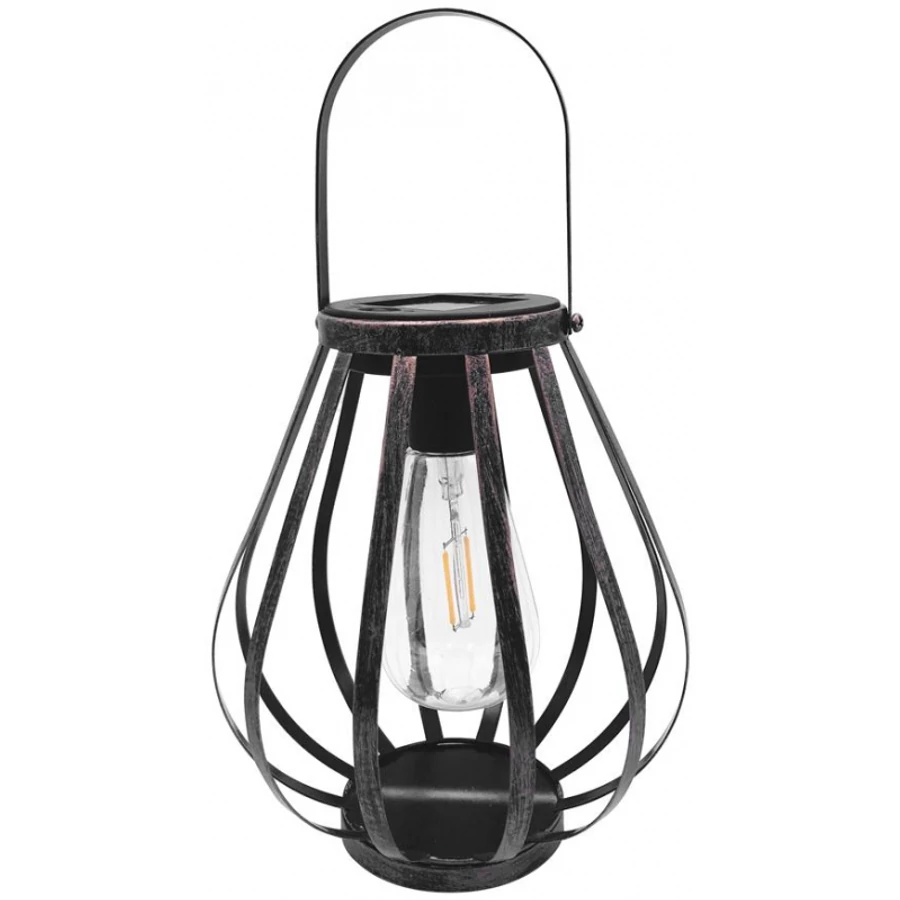 Solar lámpa, Hadar, 180x210 mm, 2 edison led