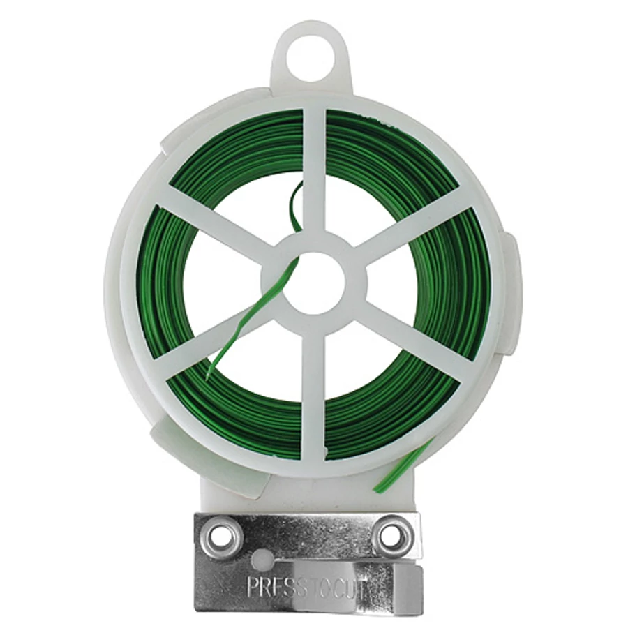 Kötöző drót 20m PVC borítású, késsel