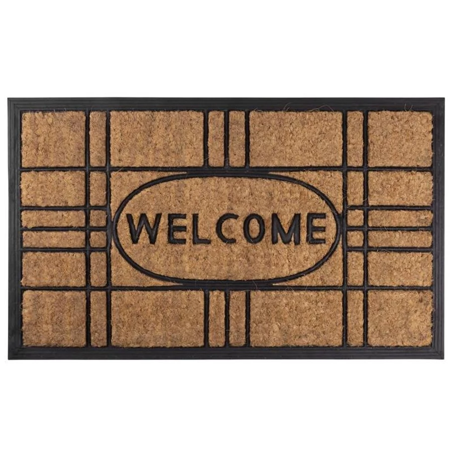 Lábtörlő 45x75 cm, welcome, gumis