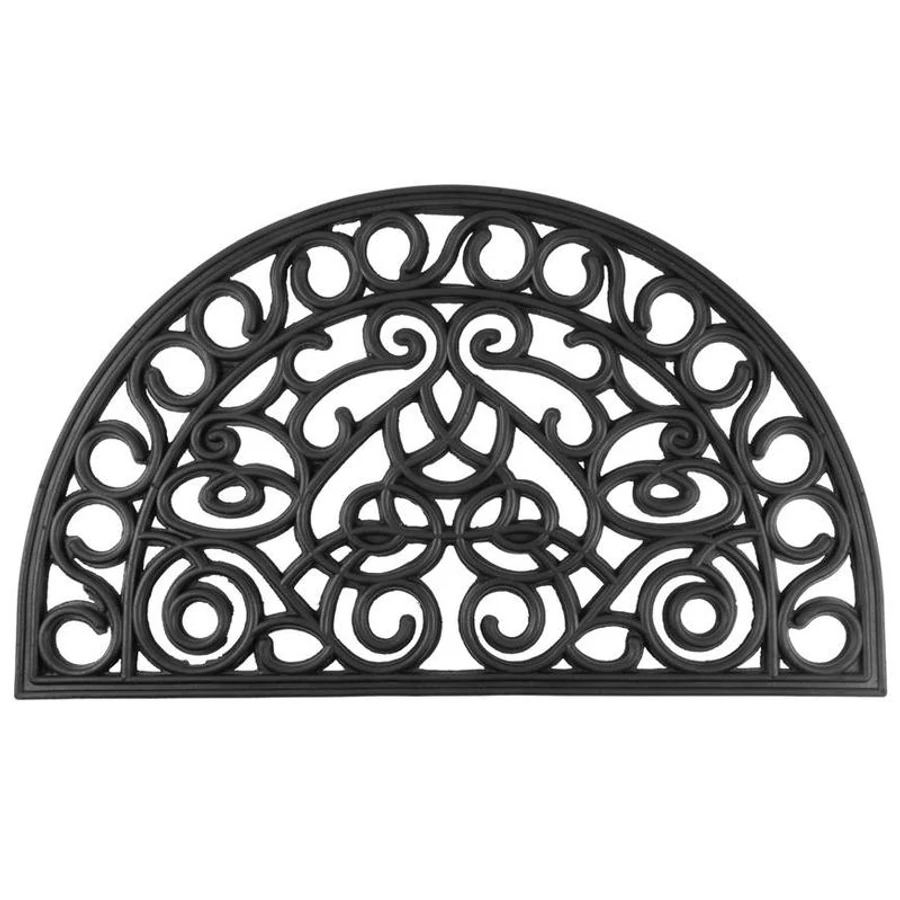 Lábtörlő 45x75 cm, grand, gumi, félkör