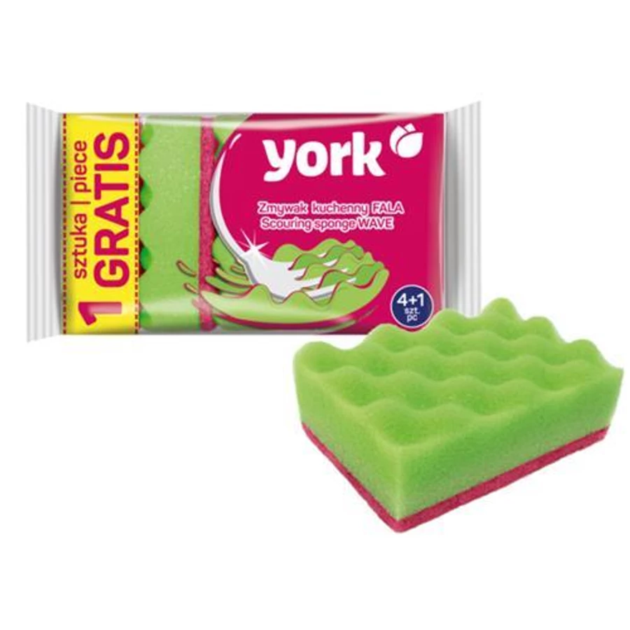 Mosogatószivacs York 030220 4+1db