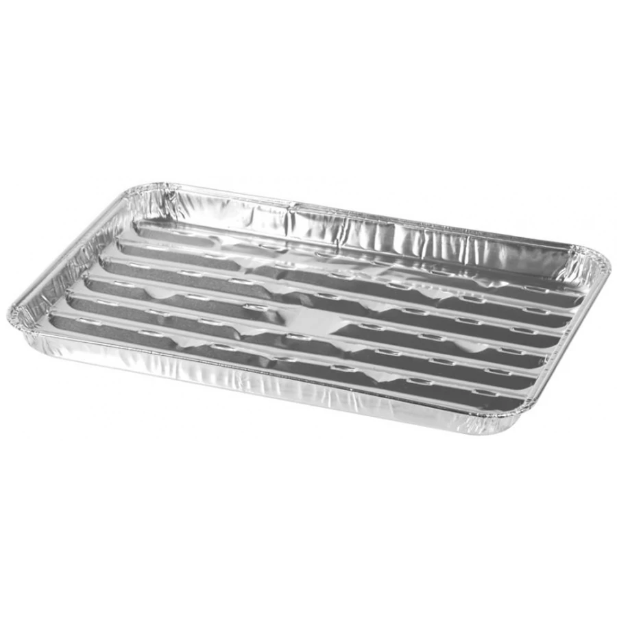 Grilltálca, MagicHome 34x23x2.5 cm, 3 db/csomag, ALU