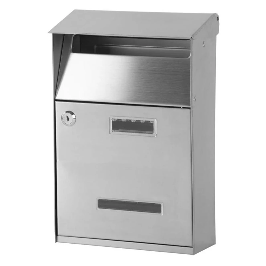 Postaláda GL-16S, rozsdamentes acél, 320x215x105 mm