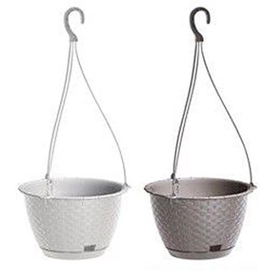 Virágcserép RATOLLA 240mm mokka akasztós