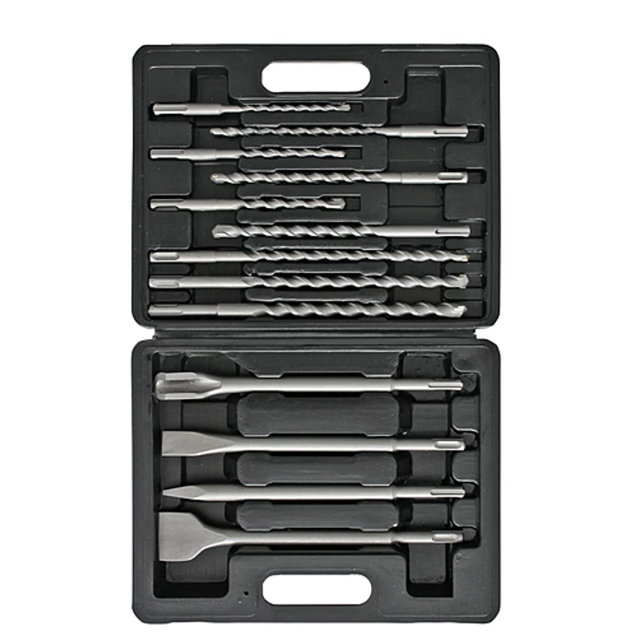 Fúró és véső szett 13+4 db