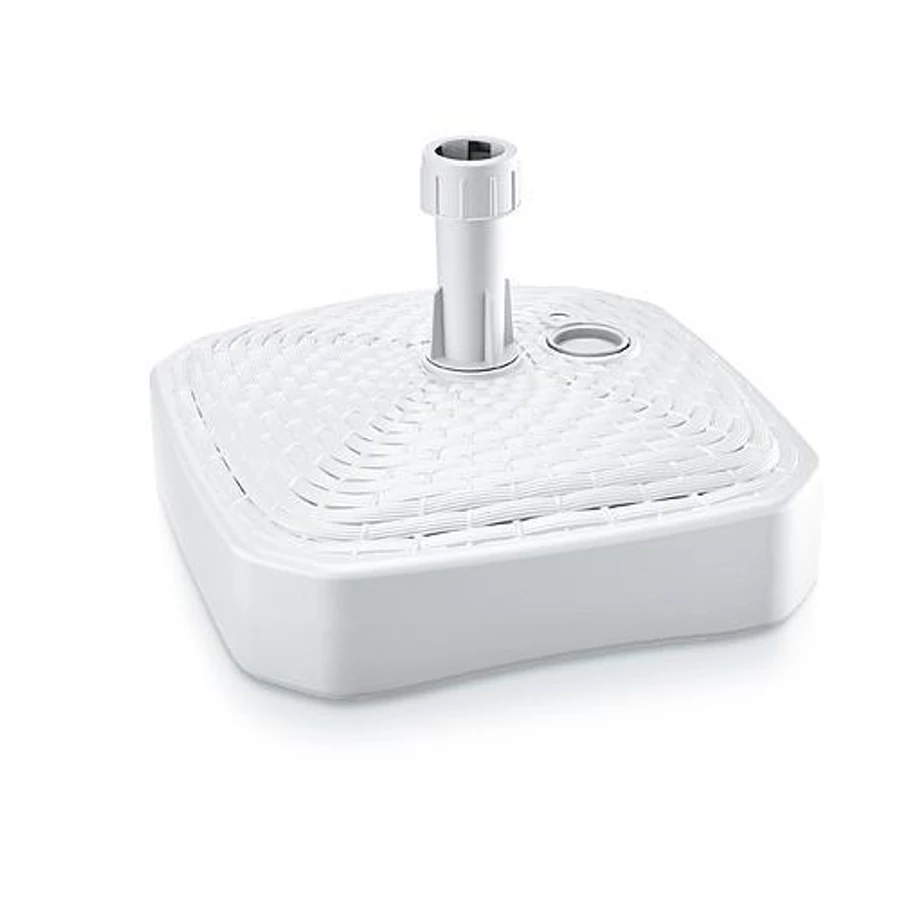 Napernyő állvány 390x390 mm, PVC, 20-26 mm, fehér