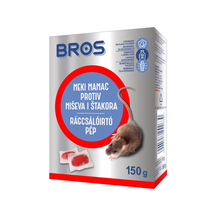 Bros rágcsálóirtó pép 150g