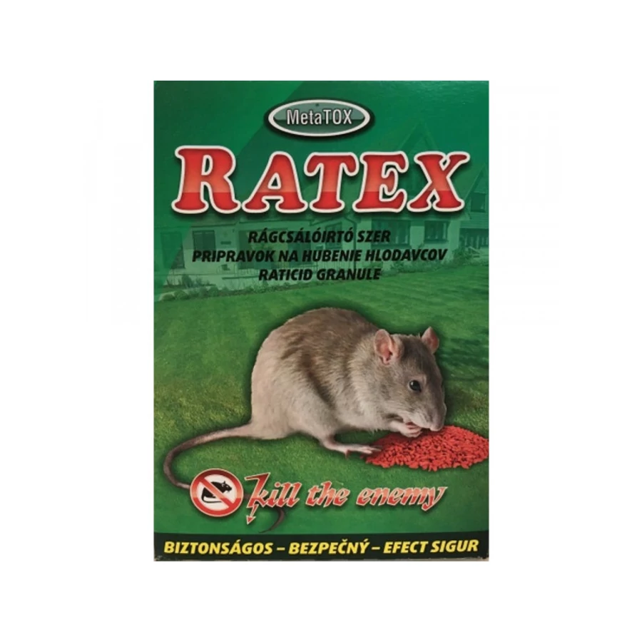 Ratex rágcsálóirtó granulátum 150g