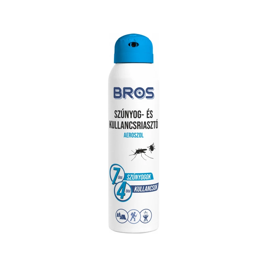 Bros Szúnyog-és kullancsriasztó aeroszol 90 ml