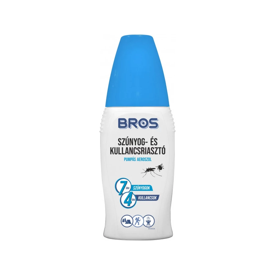 BrosPlus szúnyog- és kullancsriasztó, pumpás, 50ml
