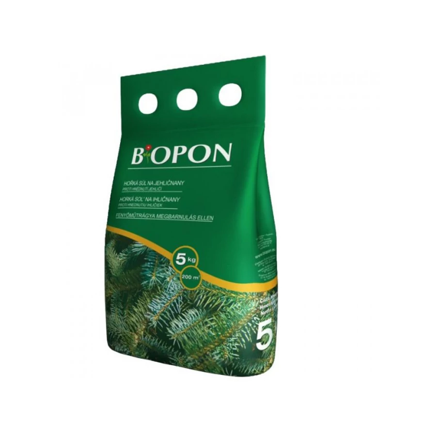 Bros-biopon növénytáp fenyőtáp megbarnulás ellen gran. 5kg