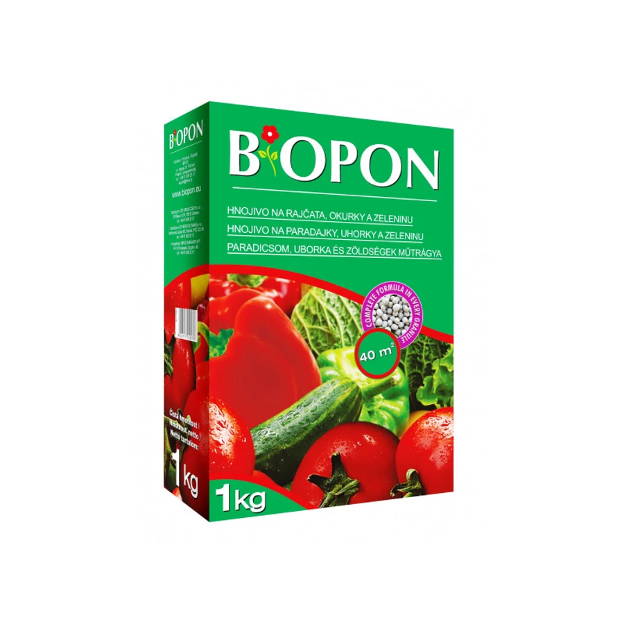 Bros-biopon növénytáp Paradicsom, Uborka és Zöldség gran. 1kg B1174