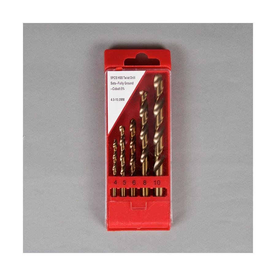 Fémcsigafúró készlet kobaltos 5 db-os