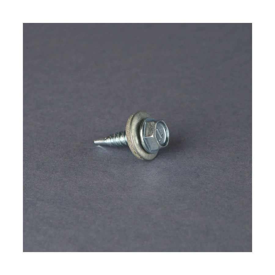 4,8x19 Hatlapfejű fűzőcsavar + EPDM alátét