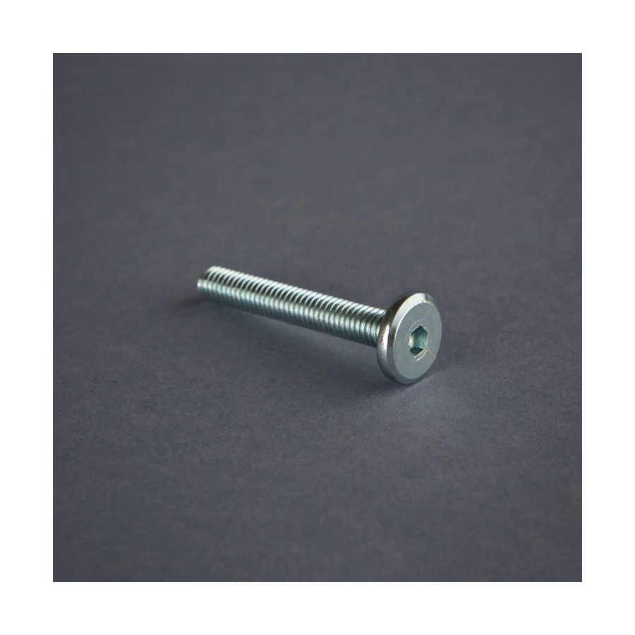 M6x40 Bútorcsavar, lapos fejű