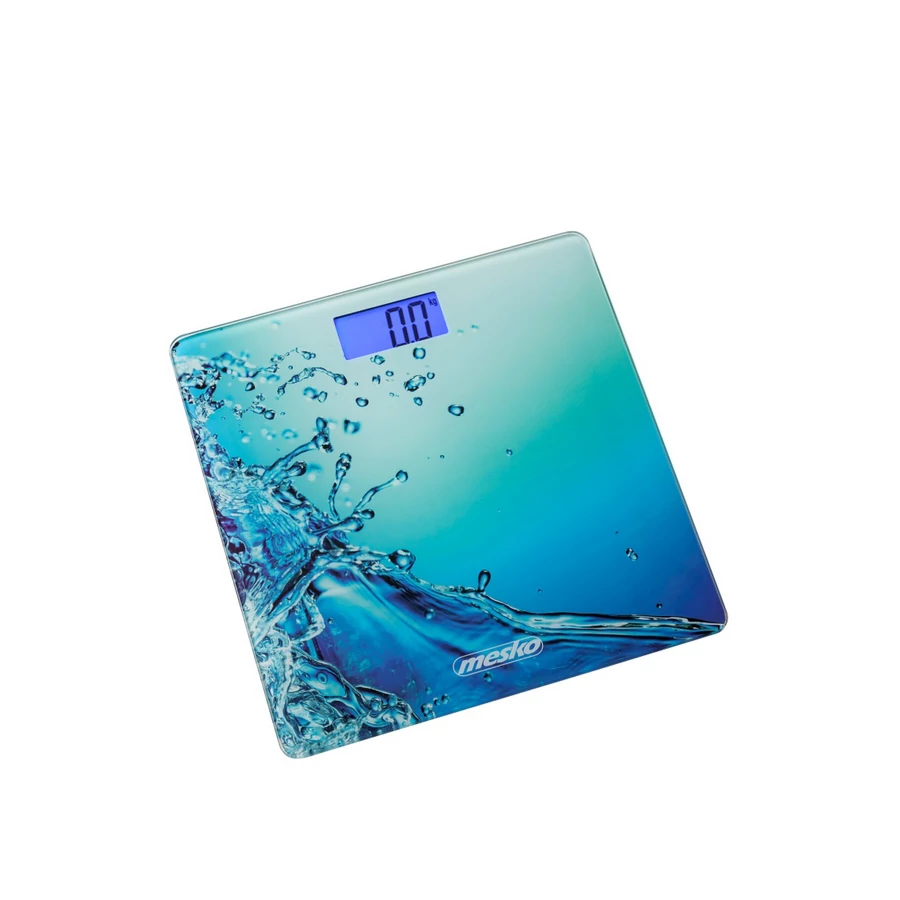 MESKO MS8156 Személymérleg, Kék Tenger