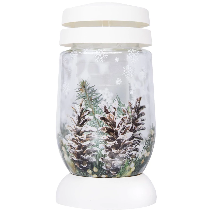 Mécses bolsius S07 3D fenyő tűlevelek 22,4 cm, 36 óra