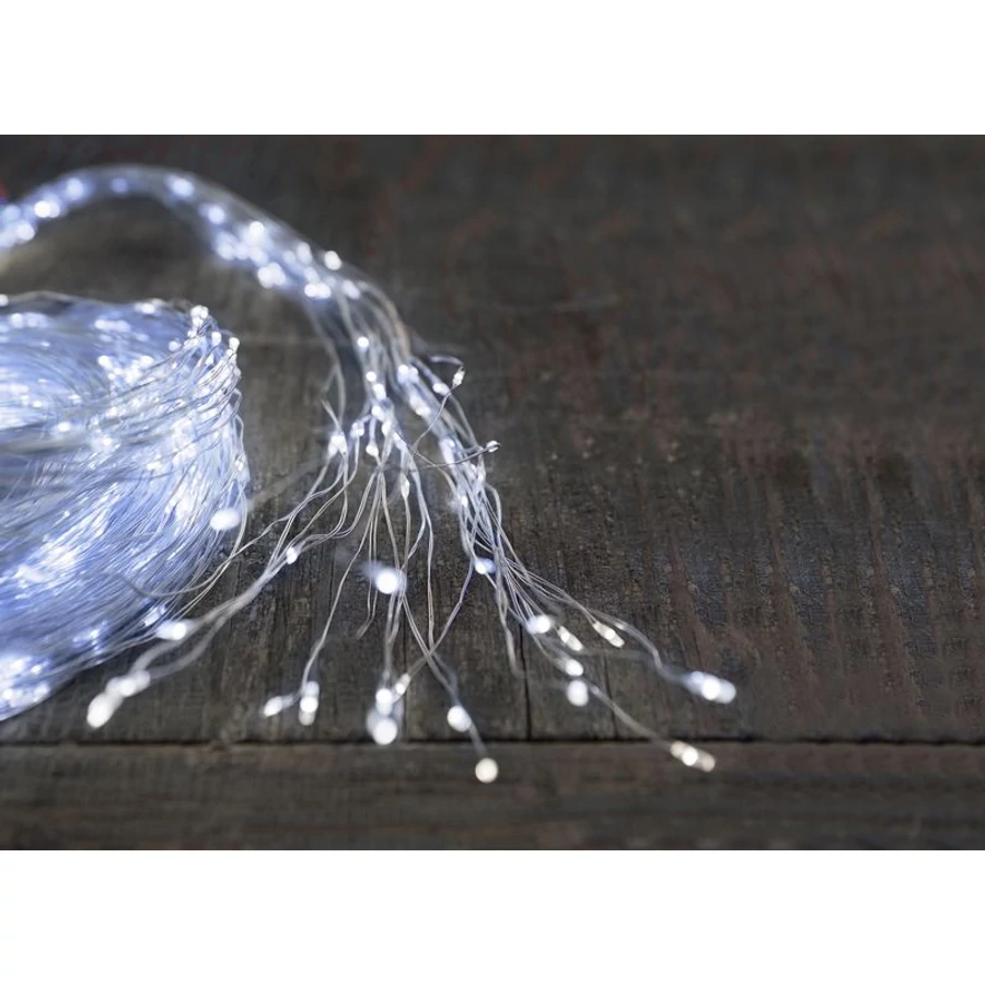 Fényfüzér MagicHome Karácsony Twisted Stars 1200S, 1200 LED hideg fehér, egyszerű világítás, 230 V, 50 Hz