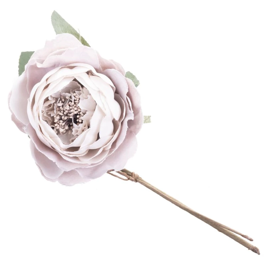 MagicHome virág, kivirult rózsa, lila, szár, virágméret: 11 cm, virághossz: 22 cm, 6db/csomag