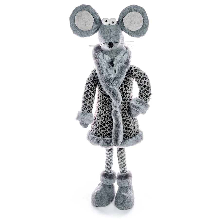 MagicHome karácsonyi dekoráció, Álló egerek, 50 cm