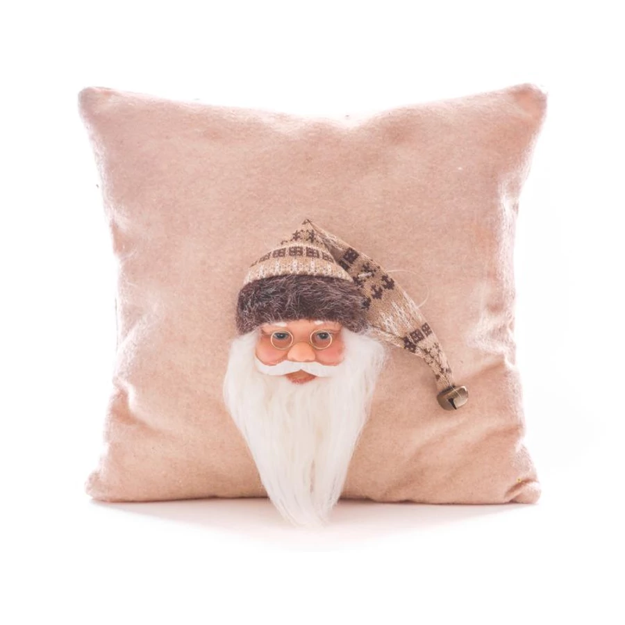 MagicHome karácsonyi párna, Mikulás, 30 x 30 cm