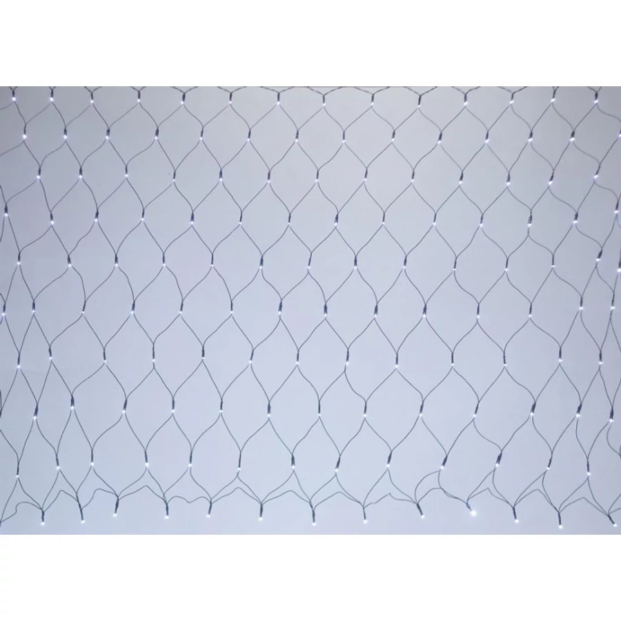 Fényfüzér MagicHome Karácsony Netled, 160 LED hideg fehér, MULTI CONNECT, egyszerű világítás, fekete kábe