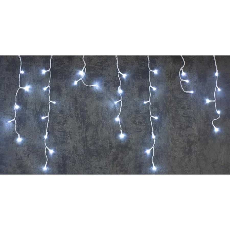 Fényfüzér MagicHome Karácsony Icicle, 800 LED hideg fehér, jégcsapokkal, egyszerű világítás, 230 V, 50 Hz