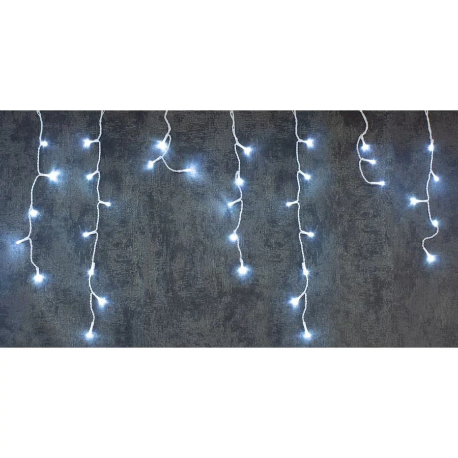 Fényfüzér MagicHome Karácsony Icicle, 480 LED hideg fehér, egyszerű világítás, 230 V, 50 Hz, IP 44, kültéri