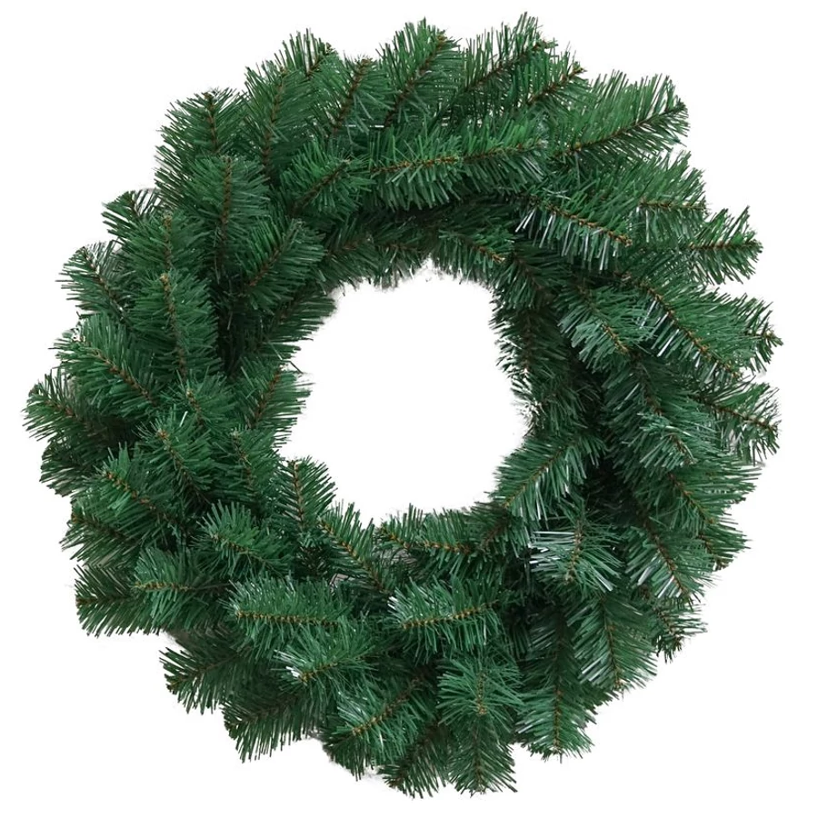 MagicHome karácsonyi koszorú, natúr, 45 cm