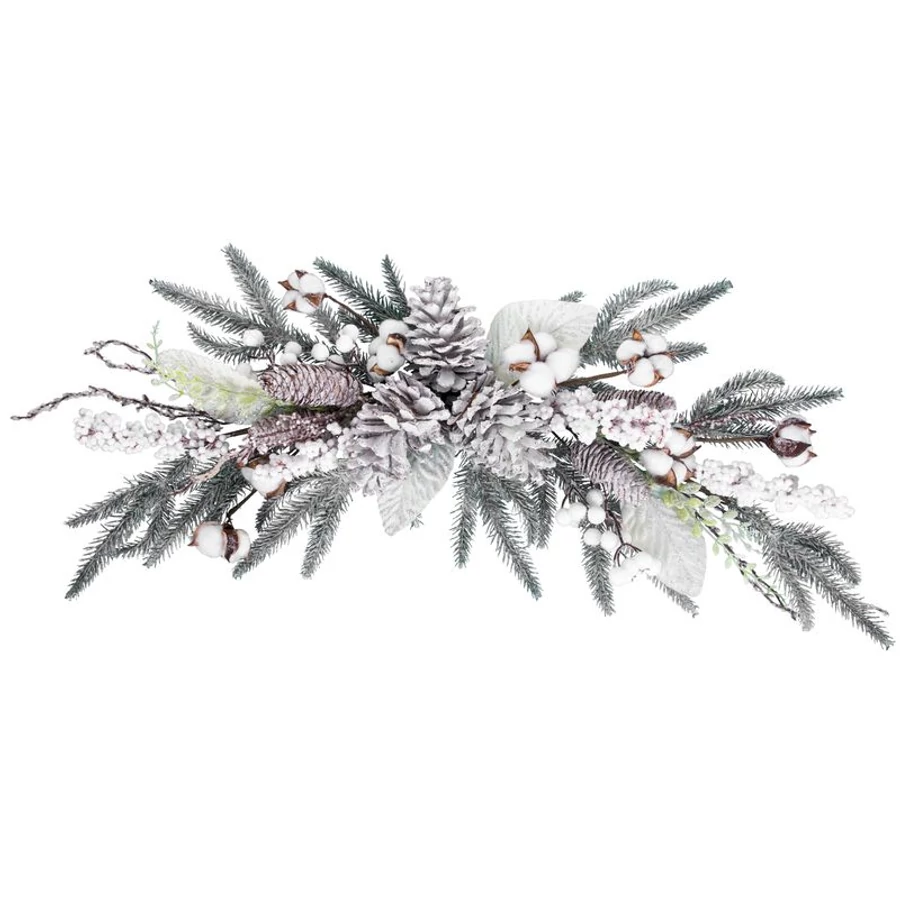 MagicHome Karácsonyi ikebana, 70 x 25 x 11 cm