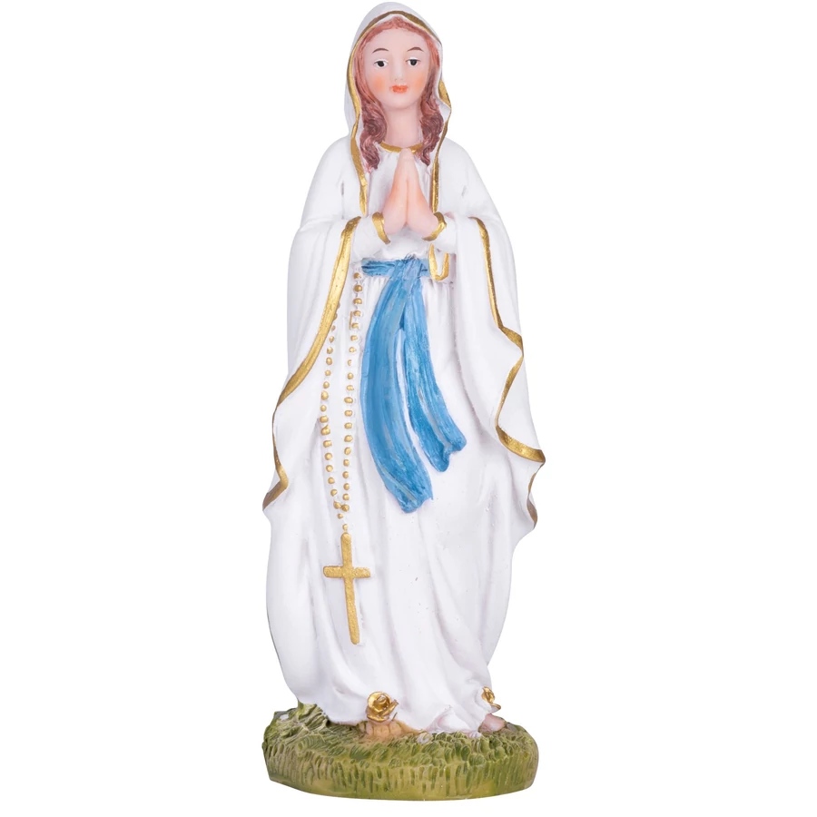 MagicHome karácsonyi dekoráció, Szűz Mária, fa, műgyanta, 12,7 cm