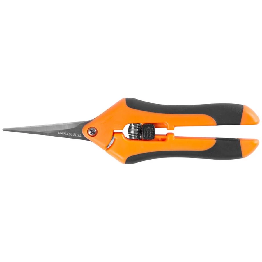 Strend Pro kerti metszőolló, narancssárga, rozsdamentes acél pengével