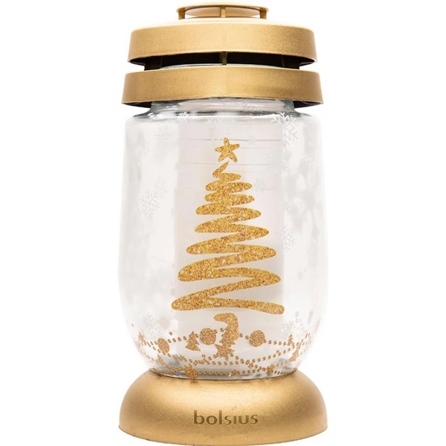 Mécses bolsius S06 3D Karácsonyfa 22,4 cm, 36 óra