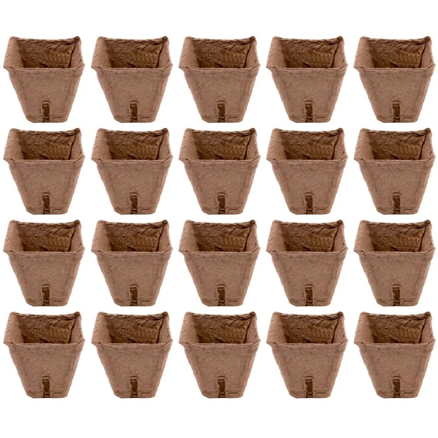 Palántázó pohár, papír, Strend Pro Herrison P1020 20db/csomag, 6x6 cm